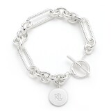 Lauren By Ralph Lauren Lauren By Ralph Lauren Sterling Silver Rope Link Bracelet