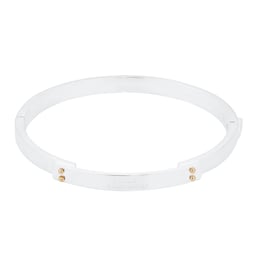 37040121 - Lauren By Ralph Lauren Sterling Silver Logo Bangle