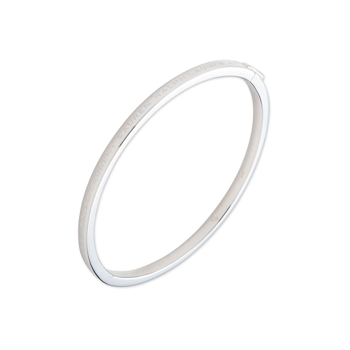 Lauren By Ralph Lauren Lauren By Ralph Lauren Silver Logo Bangle