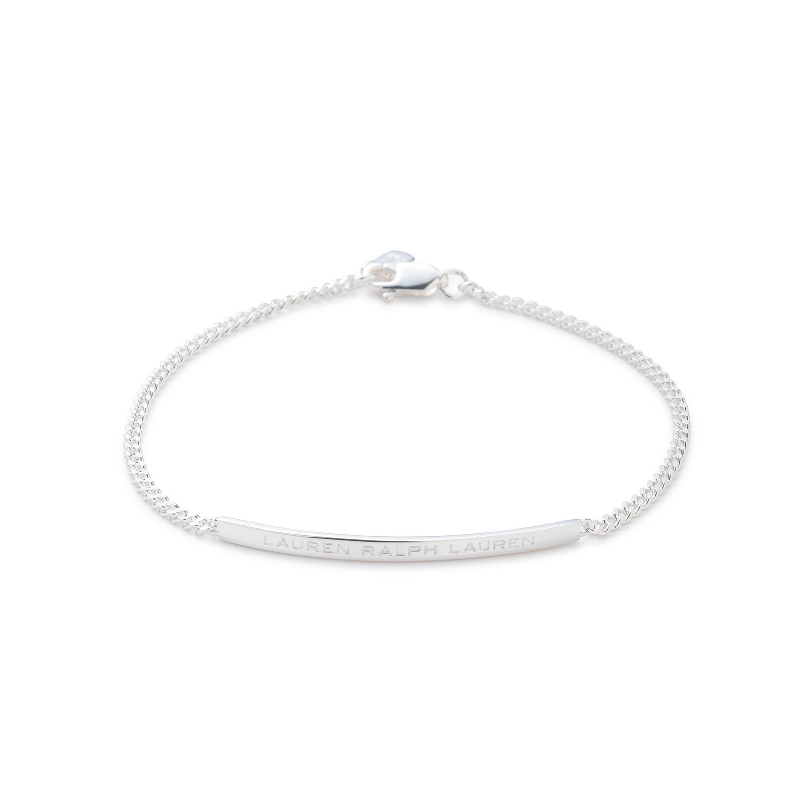 Lauren By Ralph Lauren Lauren By Ralph Lauren Silver Logo Bar Bracelet Lauren By Ralph Lauren Lauren By Ralph Lauren Silver Logo Bar Bracelet