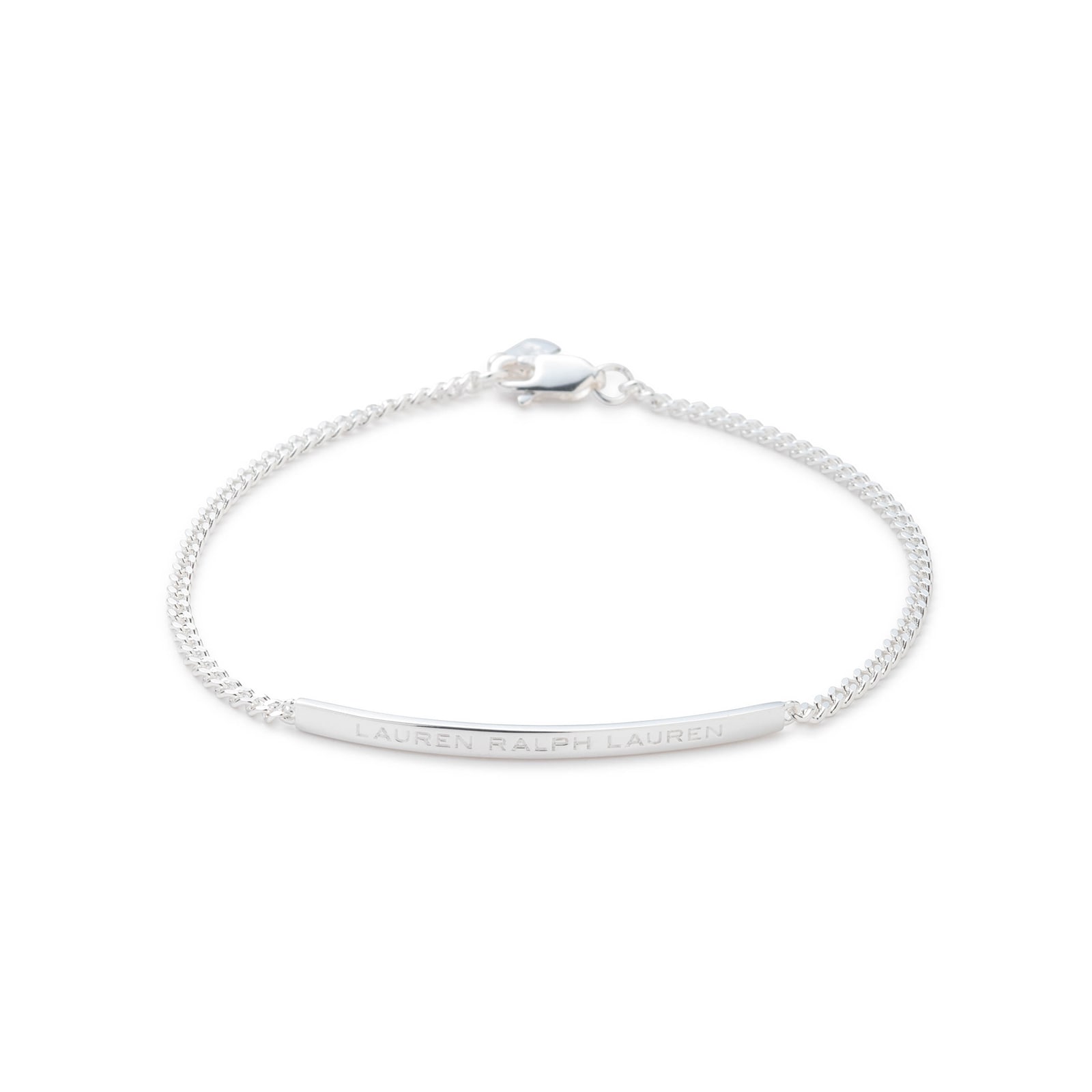 Lauren By Ralph Lauren Lauren By Ralph Lauren Silver Logo Bar Bracelet