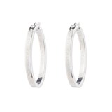 Lauren By Ralph Lauren Lauren By Ralph Lauren Silver 30mm Hoop Earrings