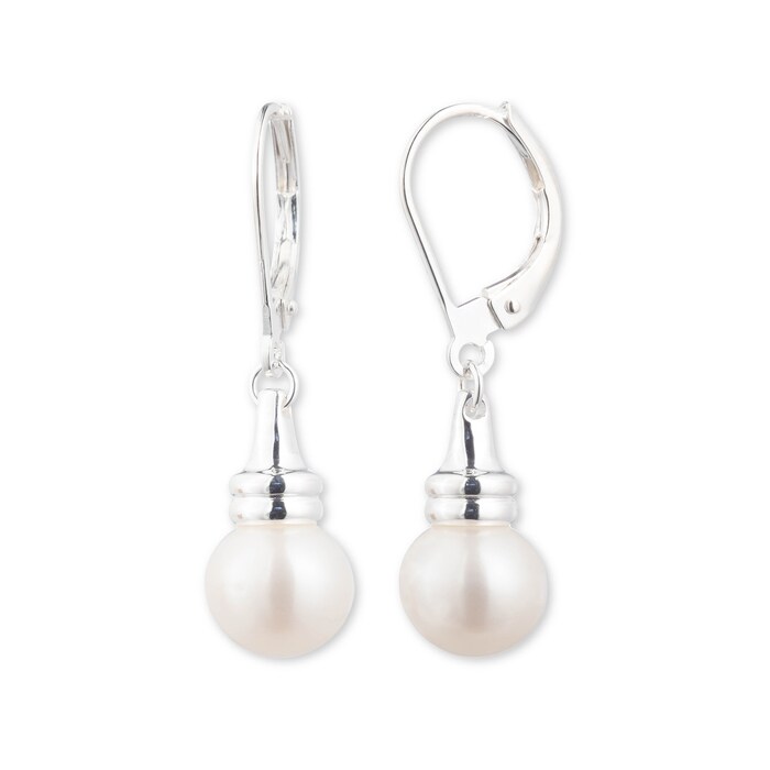 Lauren By Ralph Lauren Lauren By Ralph Lauren Silver Fresh Water Pearl Drop Earrings