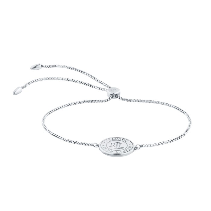 Lauren By Ralph Lauren Lauren By Ralph Lauren Silver Mono Coin Bracelet