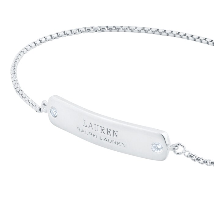 Lauren By Ralph Lauren Lauren By Ralph Lauren Silver Mono Coin Bracelet