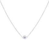 Lauren By Ralph Lauren Lauren By Ralph Lauren Cubic Zirconia Bezel Necklace