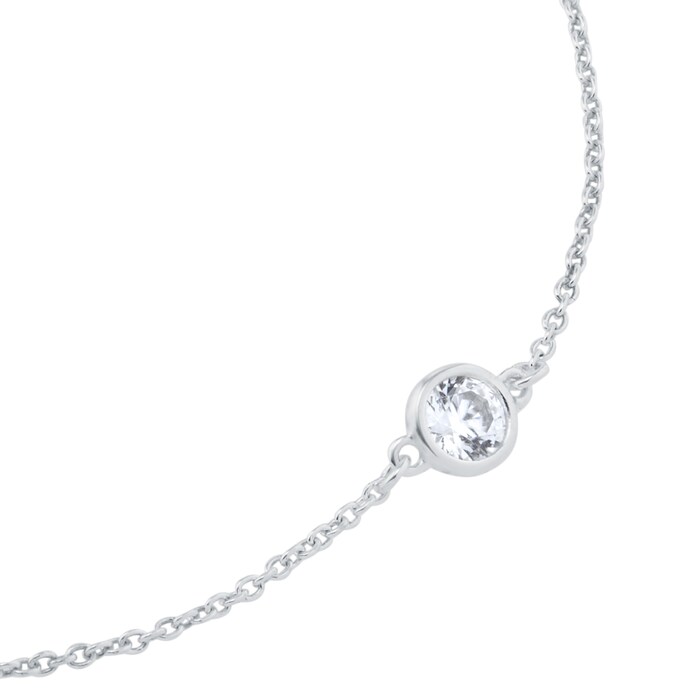 Lauren By Ralph Lauren Lauren By Ralph Lauren Cubic Zirconia Bezel Necklace