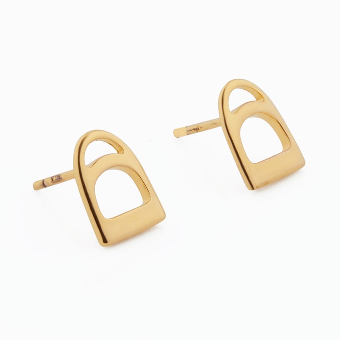 Lauren By Ralph Lauren Lauren By Ralph Lauren Gold Plated Mini Charm Stud Earrings