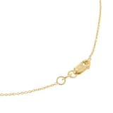 Roberto Coin Tiny Treasures 18ct Yellow Gold 0.06ct Love Letter H Necklace