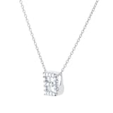 Roberto Coin Tiny Treasures 18ct White Gold 0.06ct Love Letter B Necklaces