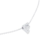 Roberto Coin Tiny Treasures 18ct White Gold 0.05ct Love Letter F Necklaces