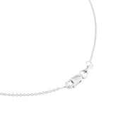 Roberto Coin Tiny Treasures 18ct White Gold 0.05ct Love Letter F Necklaces