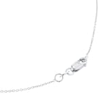 Roberto Coin Tiny Treasures 18ct White Gold 0.05ct Love Letter V Necklaces