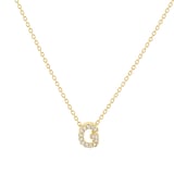 Roberto Coin Tiny Treasures 18ct Yellow Gold 0.06ct Love Letter G Necklaces