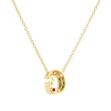 Roberto Coin Tiny Treasures 18ct Yellow Gold 0.06ct Love Letter G Necklaces