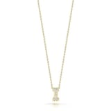 Roberto Coin Tiny Treasures 18ct Yellow Gold 0.03ct Love Letter I Necklaces