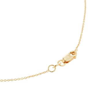 Roberto Coin Tiny Treasures 18ct Yellow Gold 0.03ct Love Letter I Necklaces