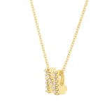 Roberto Coin Tiny Treasures 18ct Yellow Gold 0.07ct Love Letter N Necklaces