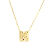 Roberto Coin Tiny Treasures 18ct Yellow Gold 0.07ct Love Letter N Necklaces