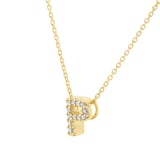 Roberto Coin Tiny Treasures 18ct Yellow Gold 0.05ct Love Letter P Necklaces