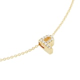 Roberto Coin Tiny Treasures 18ct Yellow Gold 0.05ct Love Letter P Necklaces