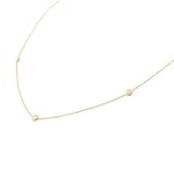 Roberto Coin Diamonds By The Inch 18ct Yellow Gold 0.25ct Diamond 5 Station Necklace