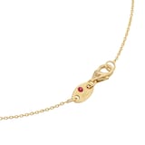 Roberto Coin Diamond By The Inch 18ct Yellow Gold 0.35ct Diamond 7 Station Necklace