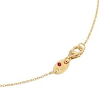 Roberto Coin Diamond By The Inch 18ct Yellow Gold 0.15ct Diamond 3 Station Necklace