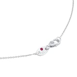 Roberto Coin Diamond By The Inch 18ct White Gold 0.35ct Diamond 5 Station Necklace