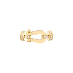 37080214 - Force 10 18ct Yellow Gold 0.11ct Diamond Buckle Medium Model