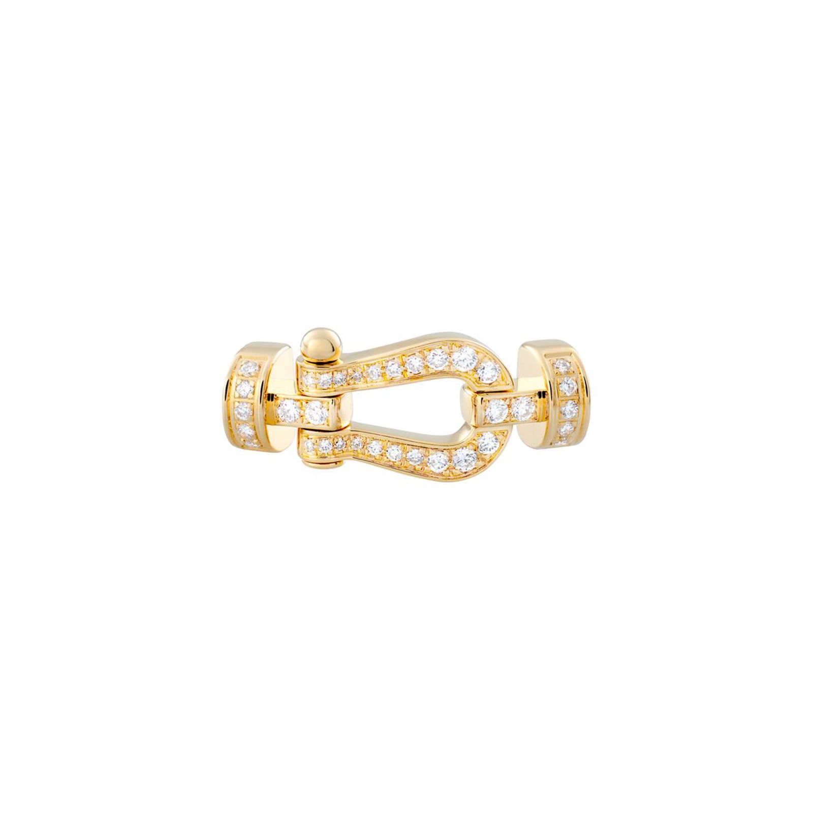 Fred Force 10 18ct Yellow Gold Diamond Buckle Medium Model Fred Force 10 18ct Yellow Gold Diamond Buckle Medium Model