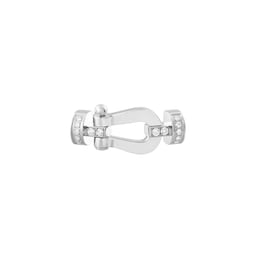 37080220 - Force 10 18ct White Gold 0.11ct Diamond Buckle Medium Model