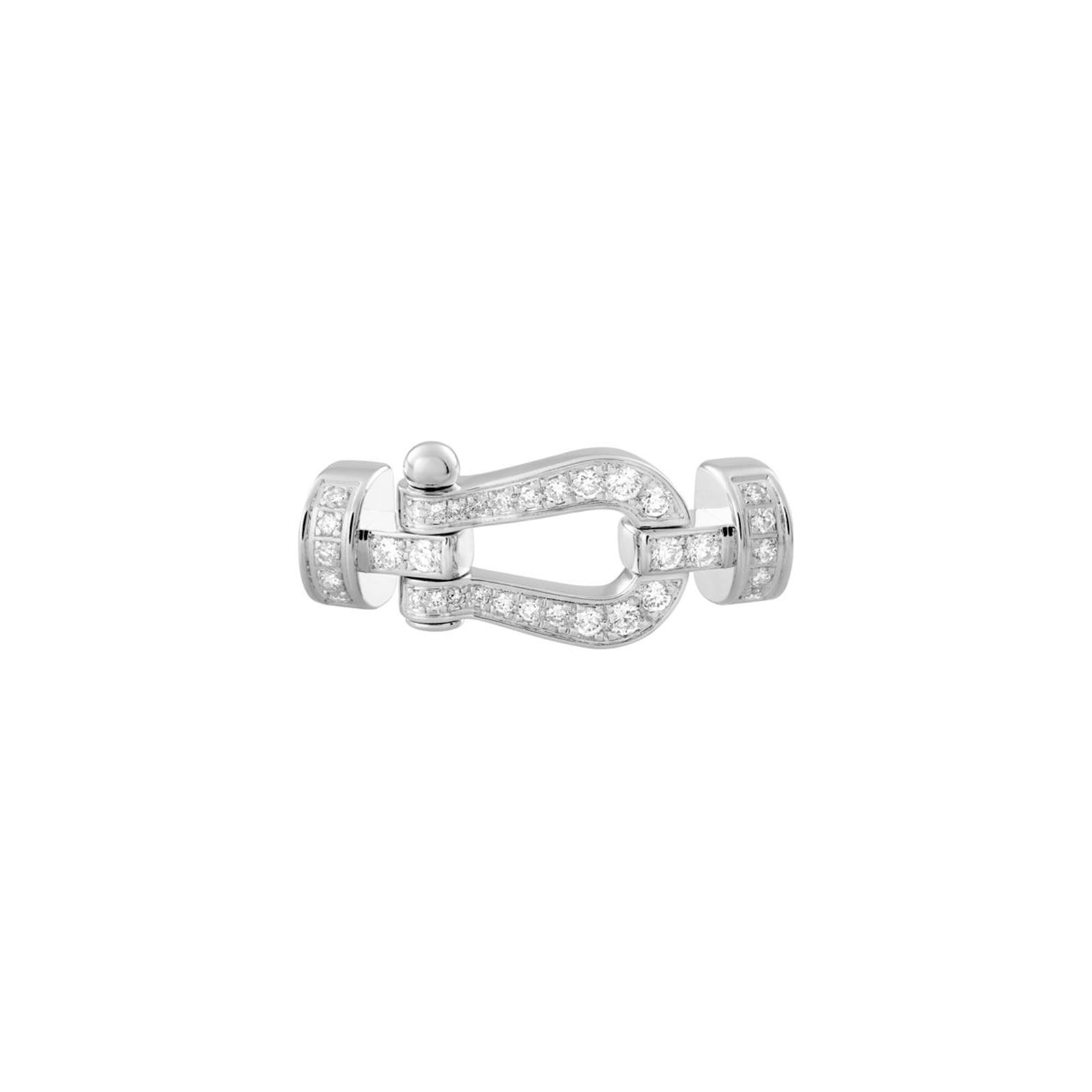 Fred Force 10 18ct White Gold Diamond Buckle Medium Model Fred Force 10 18ct White Gold Diamond Buckle Medium Model