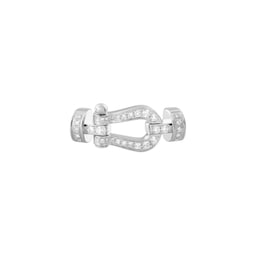 37080221 - Force 10 18ct White Gold 0.24ct Diamond Buckle Medium Model