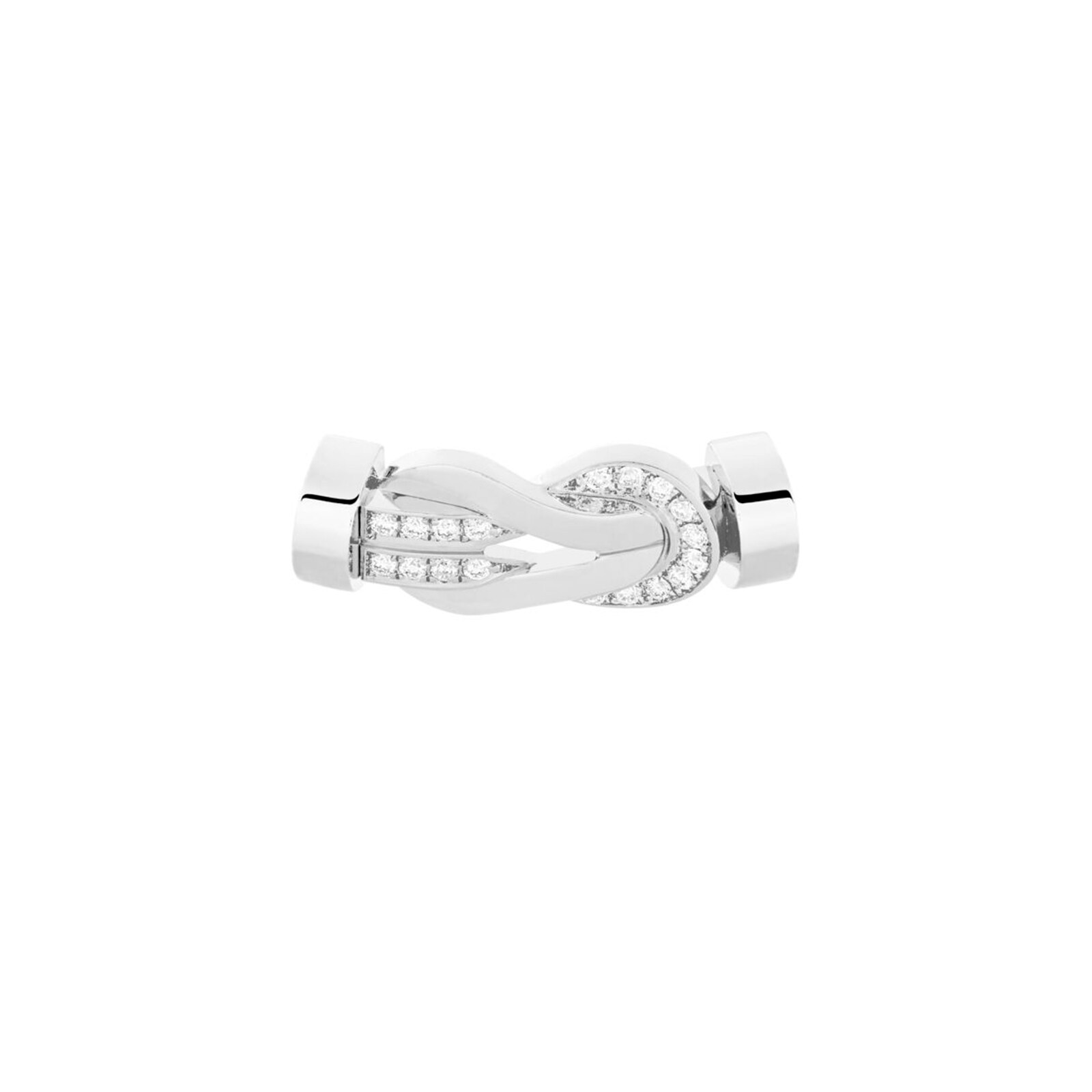 Fred Chance Infinie 18ct White Gold 0.13ct Diamond Buckle Medium Model Fred Chance Infinie 18ct White Gold 0.13ct Diamond Buckle Medium Model