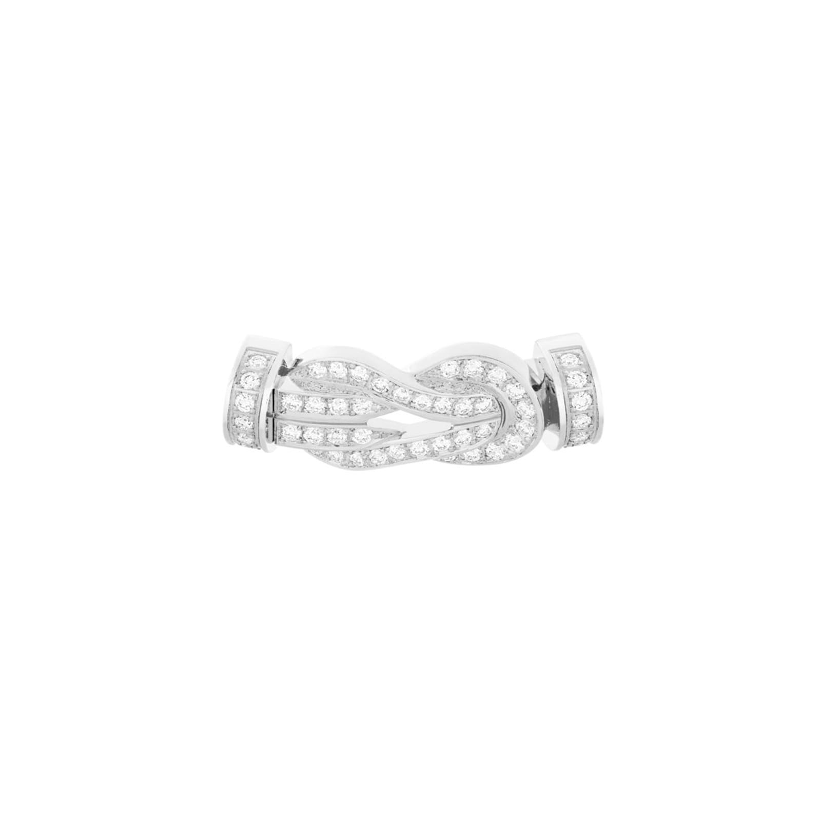 Fred Chance Infinie 18ct White Gold 0.31ct Diamond Buckle Medium Model