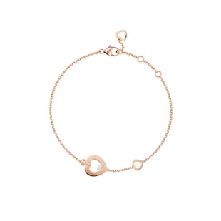 Fred Pretty Woman 18ct Rose Gold 0.03ct Diamond Bracelet