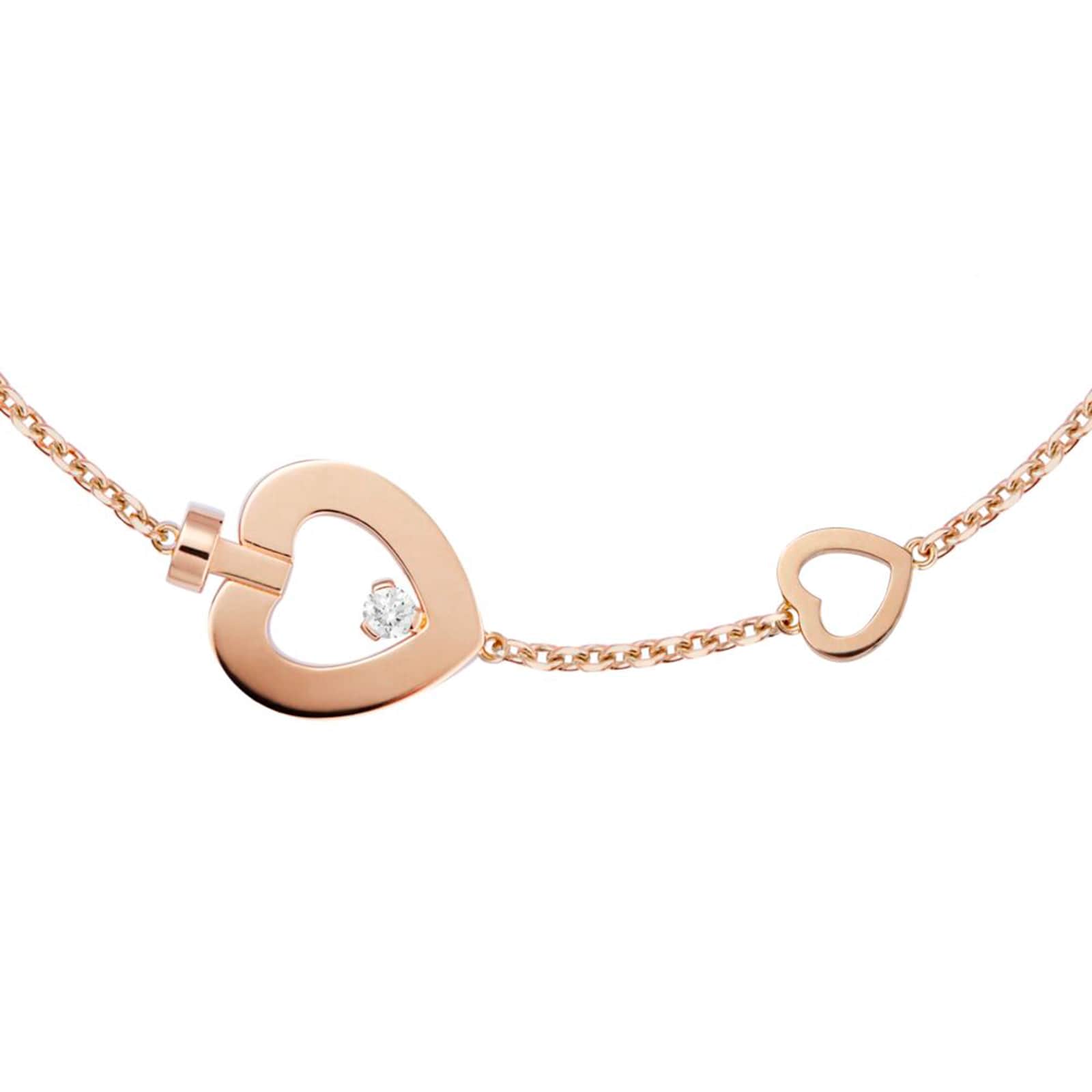Fred Pretty Woman 18ct Rose Gold 0.03ct Diamond Bracelet Fred Pretty Woman 18ct Rose Gold 0.03ct Diamond Bracelet