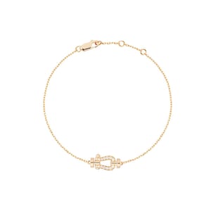 Fred Force 10 18ct Yellow Gold 0.06ct Diamond Bracelet