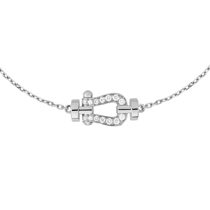 Fred Force 10 18ct White Gold 0.06ct Diamond Bracelet