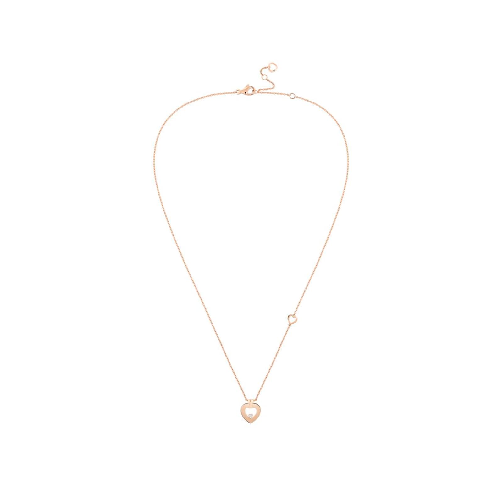 Fred Pretty Woman 18ct Rose Gold 0.03ct Diamond Necklace Fred Pretty Woman 18ct Rose Gold 0.03ct Diamond Necklace