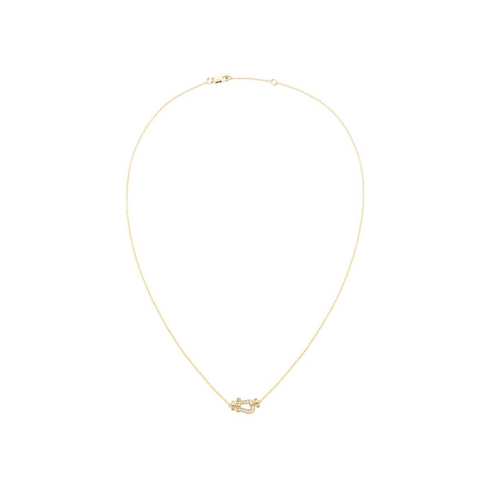 Fred Force 10 18ct Yellow Gold 0.06ct Diamond Necklace