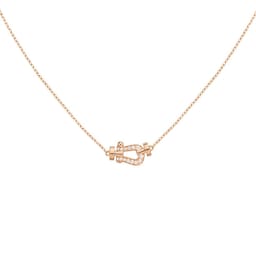 37080326 - Force 10 18ct Rose Gold 0.06ct Diamond Necklace