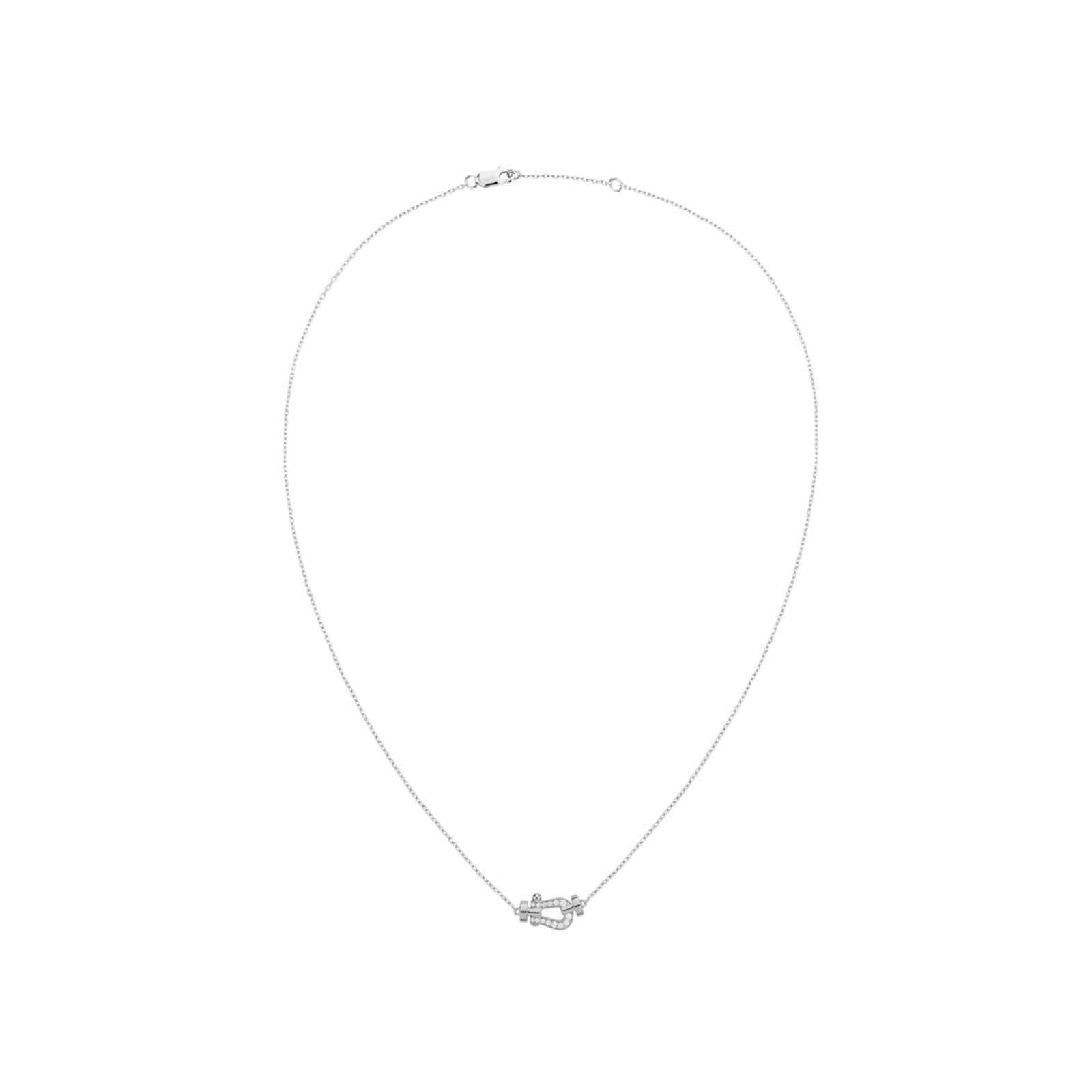 Fred Force 10 18ct White Gold 0.06ct Diamond Necklace Fred Force 10 18ct White Gold 0.06ct Diamond Necklace