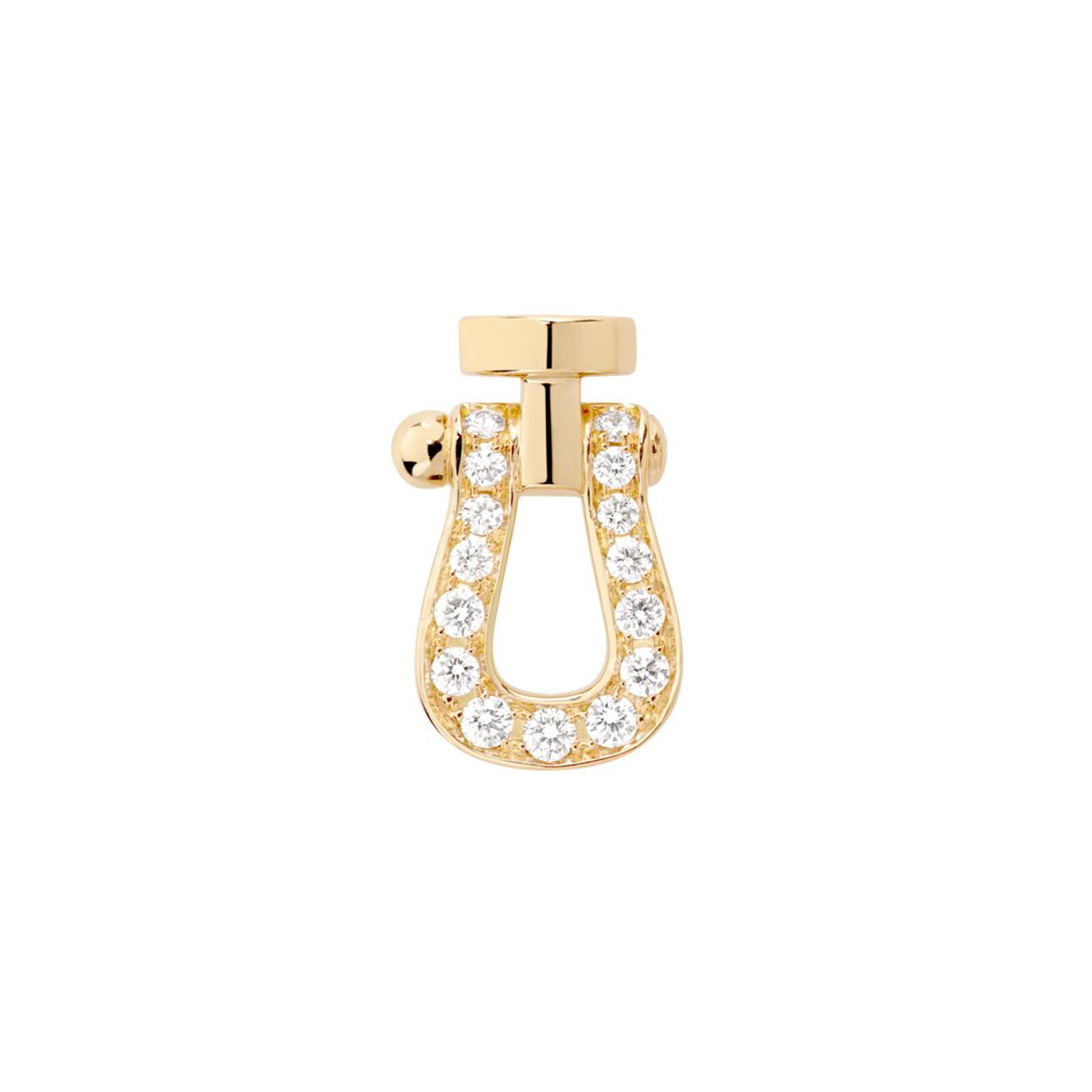 Fred Force 10 18ct Yellow Gold 0.07ct Diamond Single Stud Earring - Right Fred Force 10 18ct Yellow Gold 0.07ct Diamond Single Stud Earring - Right