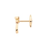 Fred Force 10 18ct Yellow Gold 0.07ct Diamond Single Stud Earring - Left