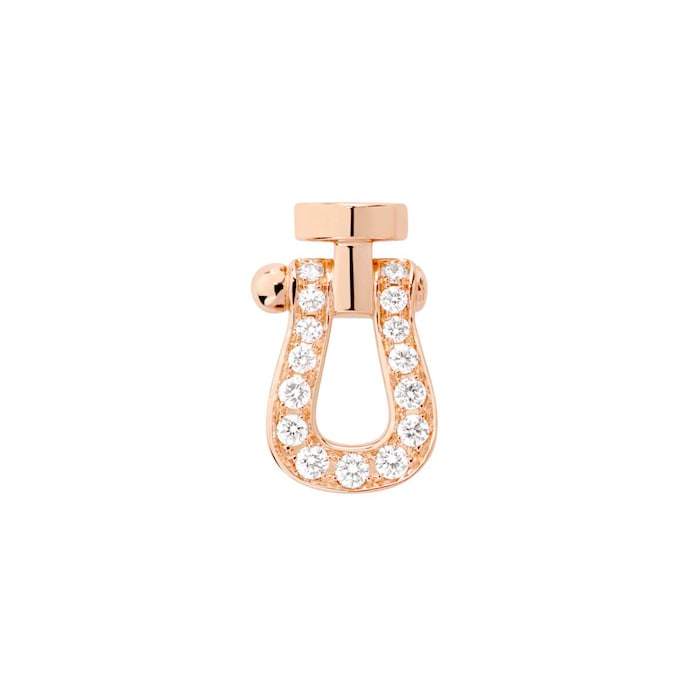 Fred Force 10 18ct Rose Gold 0.07ct Diamond Single Stud Earring - Right