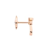 Fred Force 10 18ct Rose Gold 0.07ct Diamond Single Stud Earring - Right