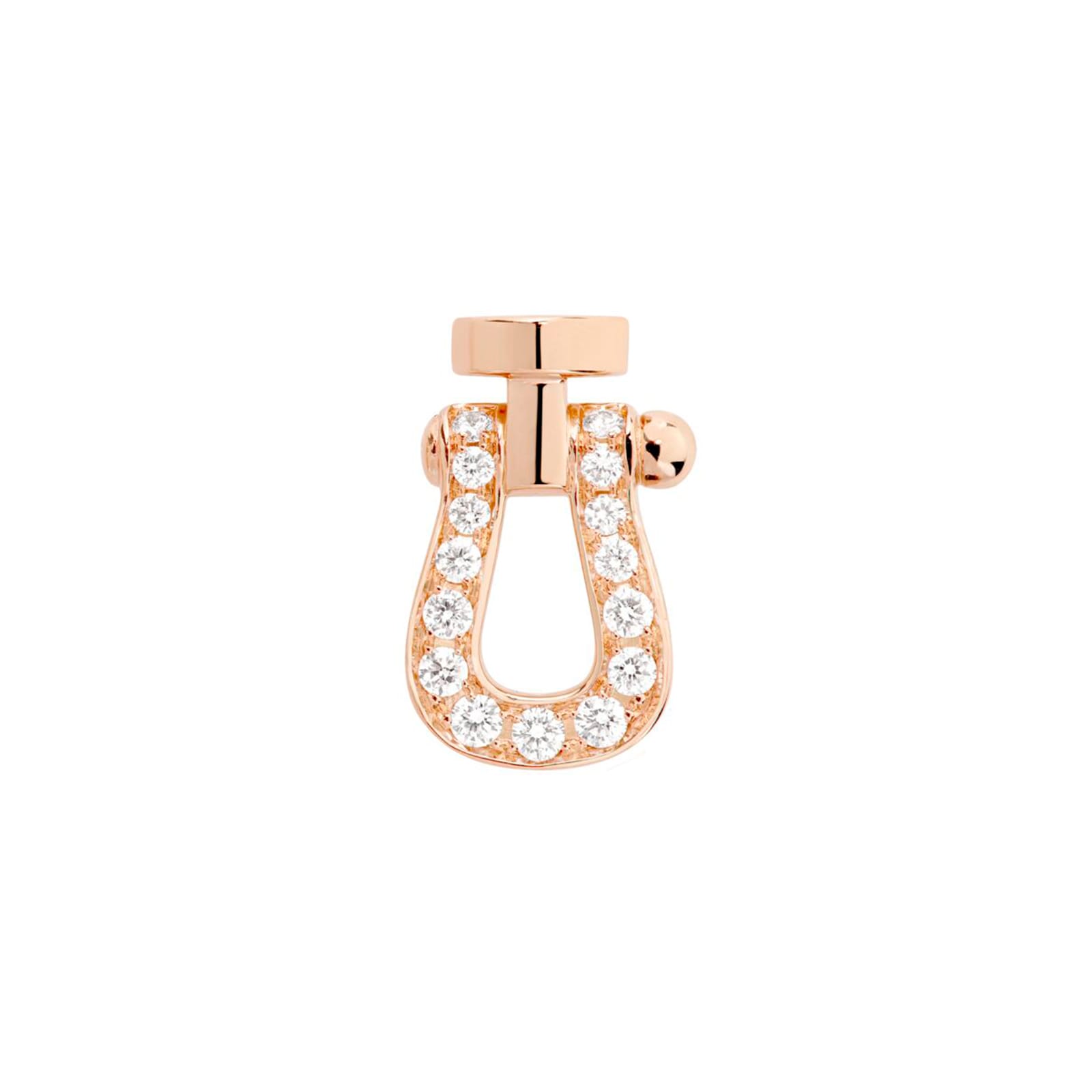 Force 10 18ct Rose Gold 0.07ct Diamond Single Stud Earring - Left