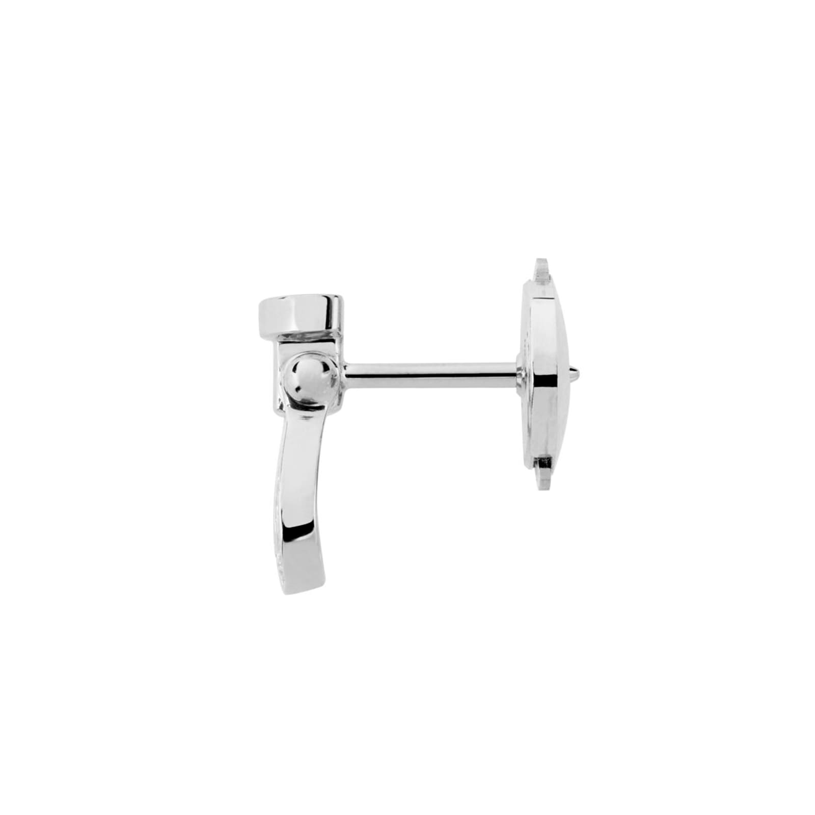 Fred Force 10 18ct White Gold 0.07ct Diamond Single Stud Earrings - Left Fred Force 10 18ct White Gold 0.07ct Diamond Single Stud Earrings - Left